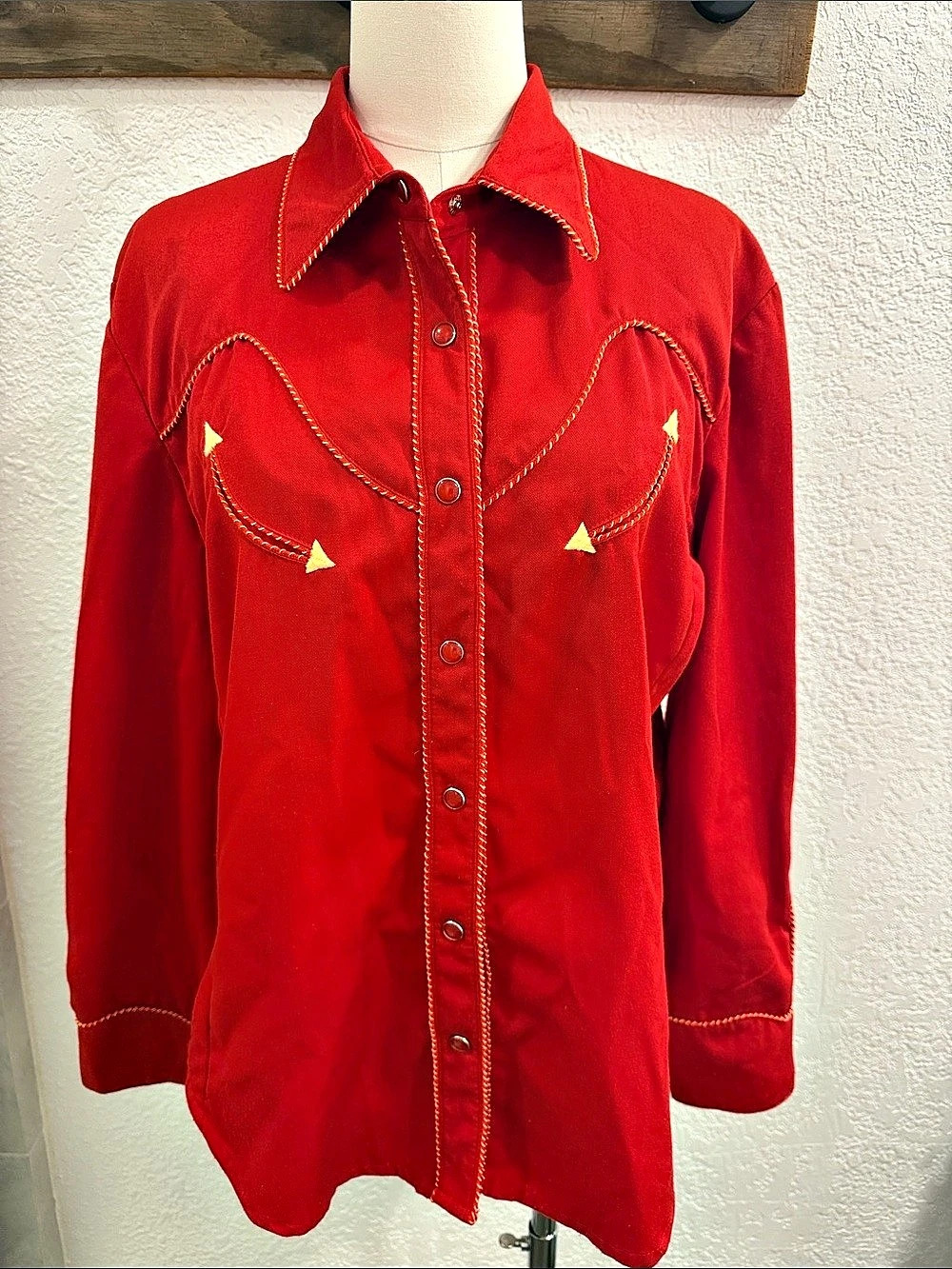 Scully Western Shirt Western Snap Shirt Red XL